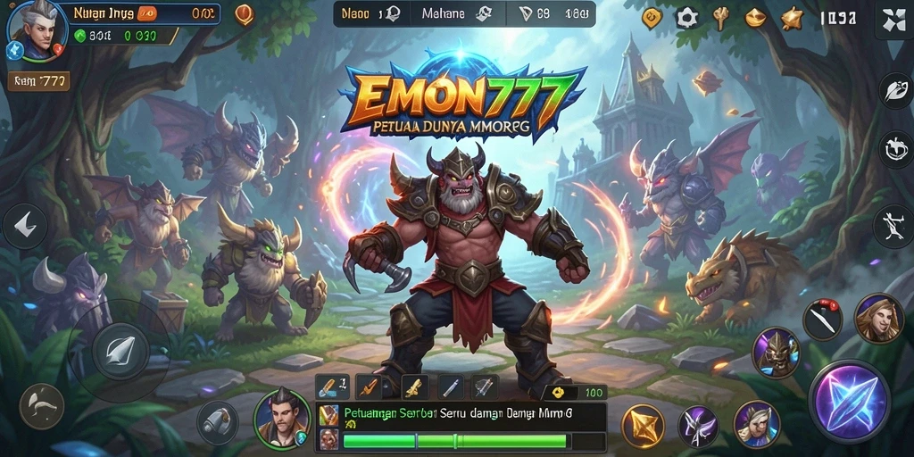 Tampilan menarik dari gameplay seru EMON777.