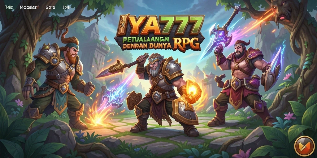 Tampilan gameplay RPG yang menampilkan pertempuran mendebarkan.